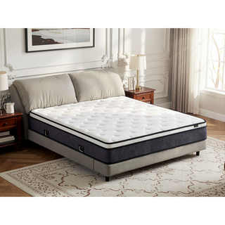 Sunvega 10 Inch Hybrid Twin Mattress in a Box with Pillow Top and Gel-Infused Cooling Foam