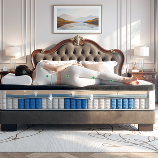 Sunvega 12 Inch Twin XL Memory Foam Hybrid Mattress with Cool Breathable Cover and Edge Support