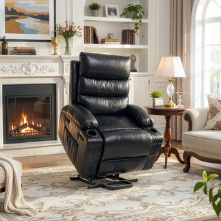 Sunvega Large 21 Inch Seat Width Electric Power Lift Recliner Chair with Massage