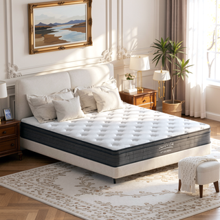 Sunvega King Size Hybrid Mattress with Gel Memory Foam and Pocket Springs