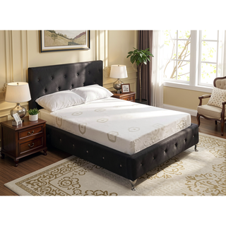 Sunvega Green Tea Infused Polyester Memory Foam Queen Size Mattress for Optimal Body Support