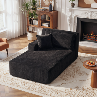 Sunvega Oversized Sleeper Chair with Reversible Armrests in Box for Living Room