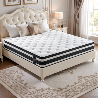 Sunvega 12 Inch Twin Size Hybrid Mattress with Oeko-Tex 100 Knitted Cover