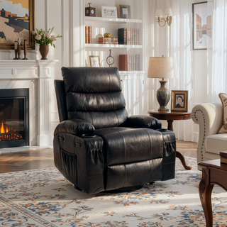 Sunvega Large 21 Inch Seat Width Electric Power Lift Recliner Chair with Massage