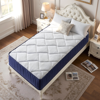 Sunvega 6 Inch Twin Hybrid Innerspring Mattress with Memory Foam for Pressure Relief