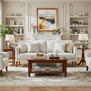 Sunvega Modern Gray Chenille Loveseat with Pocket Coils and Solid Wood Legs