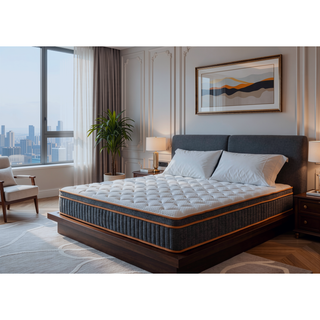 Sunvega 12 Inch King Size Hybrid Mattress with Memory Foam and Pocket Springs for Support