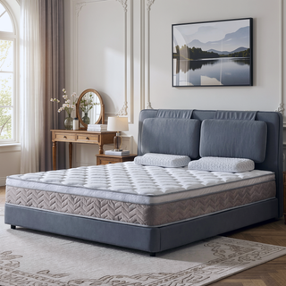 Sunvega 12 Inch Hybrid Mattress with Gel Memory Foam and Pocket Springs for Medium Firm Support