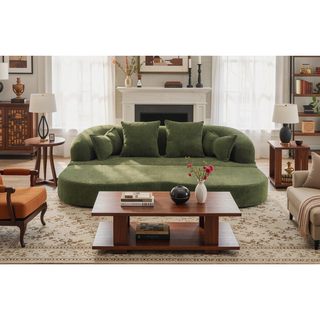 Sunvega 70 Inch Foldable Sofa Bed with 4 Pillows for Living Room Apartment