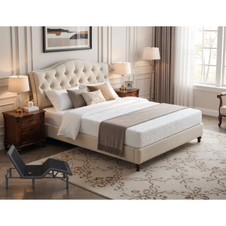 Sunvega 8-inch Full Size Firm Gel Memory Foam Mattress with Tencel Cover
