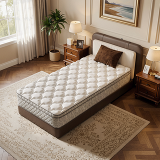 Sunvega 12 Inch Hybrid Twin Mattress with Memory Foam and Pocket Spring for Pressure Relief
