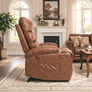 Sunvega Large 21 Inch Seat Width Electric Power Lift Recliner Chair with Massage