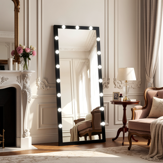Sunvega Hollywood Full Length Floor Mirror with 3 Color Modes for Dressing Room