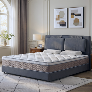 Sunvega 12 Inch Hybrid Mattress with Gel Memory Foam and Pocket Springs for Medium Firm Support