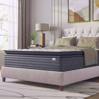 Sunvega Orthopedic Hybrid Pillow Top Mattress with Pressure Relief and Low Motion Transfer