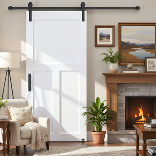 Sunvega Real Primed Panel Door Slab Waterproof Anti-Deformation Ready to Assemble