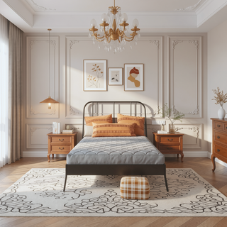Sunvega 6 Inch Quilted Twin Mattress with Thermobonded Polyester Fill and Removable Cover