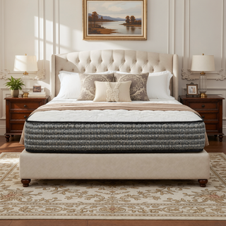 Sunvega 12" King Size Hybrid Plush Top Gel Memory Foam & Pocket Spring Mattress