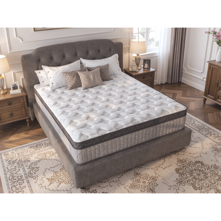 Sunvega Assembled in USA 12 Inch Twin Diamond Hybrid Cooling Gel Memory Foam Mattress