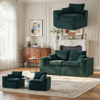 Sunvega Modular Cloud Couch Sofa with Removable Cushion Covers for Living Room
