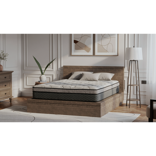 Sunvega Hybrid 12 Inch Medium Firm Queen Mattress with Pocketed Coils