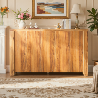 Sunvega Compact Nightstand with Smooth Glide and Mortise Tenon Joinery