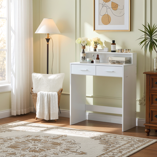 Sunvega Hollywood Style Vanity Desk with Mirror and 11 Lights 3 Modes Large Drawer for Bedroom