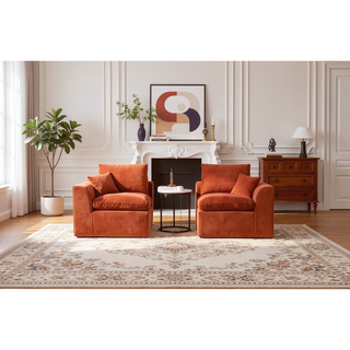 Sunvega Modular Cloud Couch Sofa with Removable Cushion Covers for Living Room