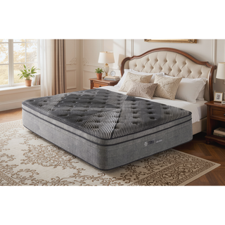 Sunvega 15" Pure Ice Eurotop Ultra Plush Twin XL Mattress with Cooler Sleeping Service