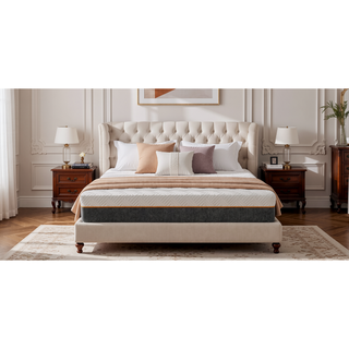 Sunvega 11.5" King Medium Hybrid Luxury Mattress with Cooling Gel Memory Foam