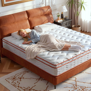 Sunvega 12 Inch Hybrid Memory Foam and Pocket Spring Mattress with Medium Firm Support
