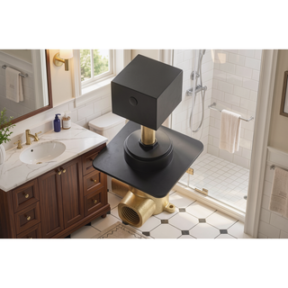 Sunvega 3/4-Inch Cast Metal High Flow Master Shower Volume Control Valve