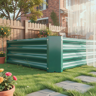 Sunvega 72x36x12 Inch Metal Raised Garden Bed for Plants Vegetables and Flowers