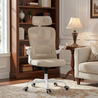 Sunvega Ergonomic Office Chair with Adjustable Headrest and Lumbar Support for Home Office