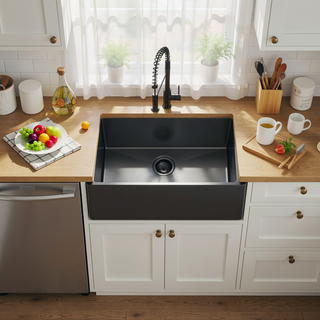 Sunvega 16 Gauge T304 Stainless Steel Undermount Kitchen Sink with Drain Assembly