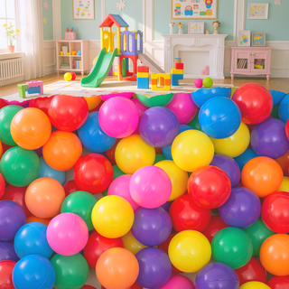 Sunvega 500 Count 2.2 Inch Crushproof Phthalate Free BPA Free Ball Pit Balls for Kids