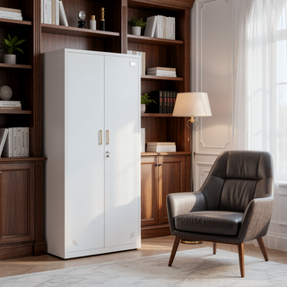 Sunvega High Strength Steel Storage Cabinet with Adjustable Shelves and Doors