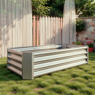 Sunvega 72x36x12 Inch Metal Raised Garden Bed for Plants Vegetables and Flowers