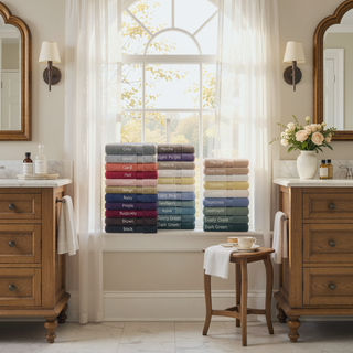 Sunvega 8-Piece Premium Cotton Towel Set with Antimicrobial Treatment for Health and Wellness