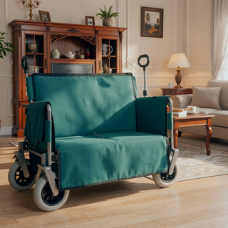 Sunvega 3-in-1 Heavy-Duty Folding Wagon Cart with Bench Seat and Storage