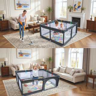 Sunvega Portable Removable Playpen Enclosure for Indoor and Outdoor Child Pet Care