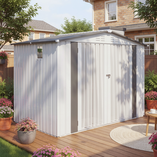 Sunvega 6X3.6FT Metal Storage Shed with Waterproof Roof and Lockable Door