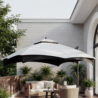 Sunvega Heavy Duty Replacement Gazebo Top with Air Vent and Drain Holes