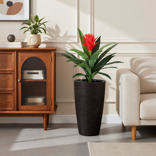 Sunvega 2 Pack Tall 21.7 Inch Crack-Resistant UV-Resistant Matte Planter Box for Indoor Outdoor