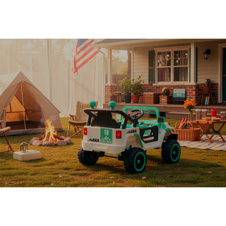Sunvega 12V Kids Ride On Car with Parent Remote Control and LED Lights
