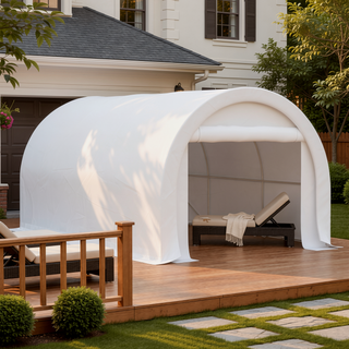 Sunvega Heavy Duty Portable Carport Garage Storage Tent with Large Zippered Door