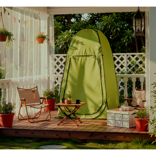 Sunvega 7FT Instant Pop Up Privacy Shower Tent with Water-Repellent UPF 40+ Material