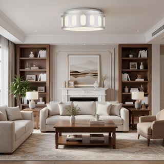 Sunvega Dimmable LED Flush Mount Light with 3 Color Temperatures for Home