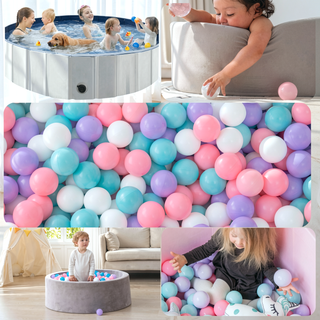 Sunvega 500 Count 2.2 Inch Crushproof Phthalate Free BPA Free Ball Pit Balls for Kids