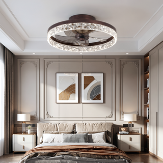 Sunvega Low Profile LED Ceiling Fan with Remote Control and 6 Speeds